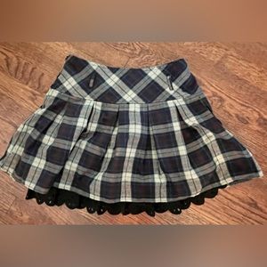 Plaid School girl skirt size small